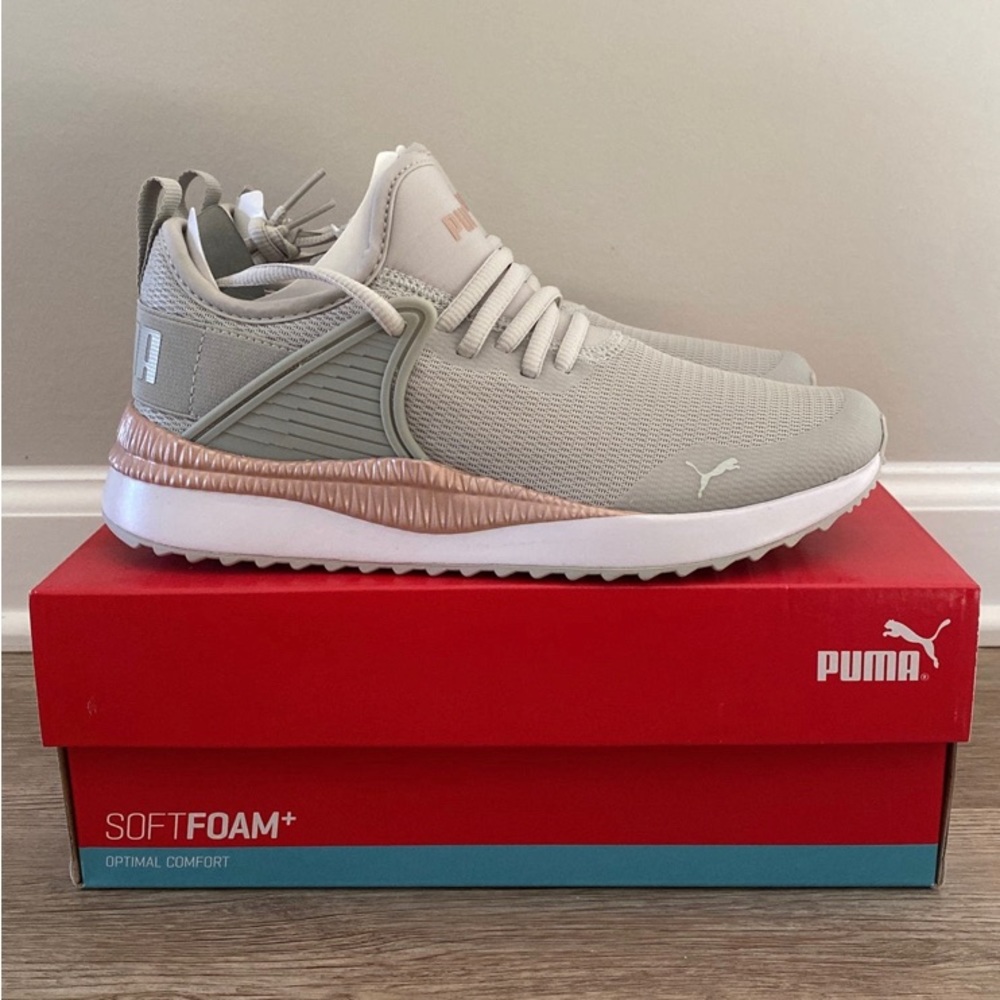 Puma Pacer Next Cage - 6.5 Gray Rose Gold